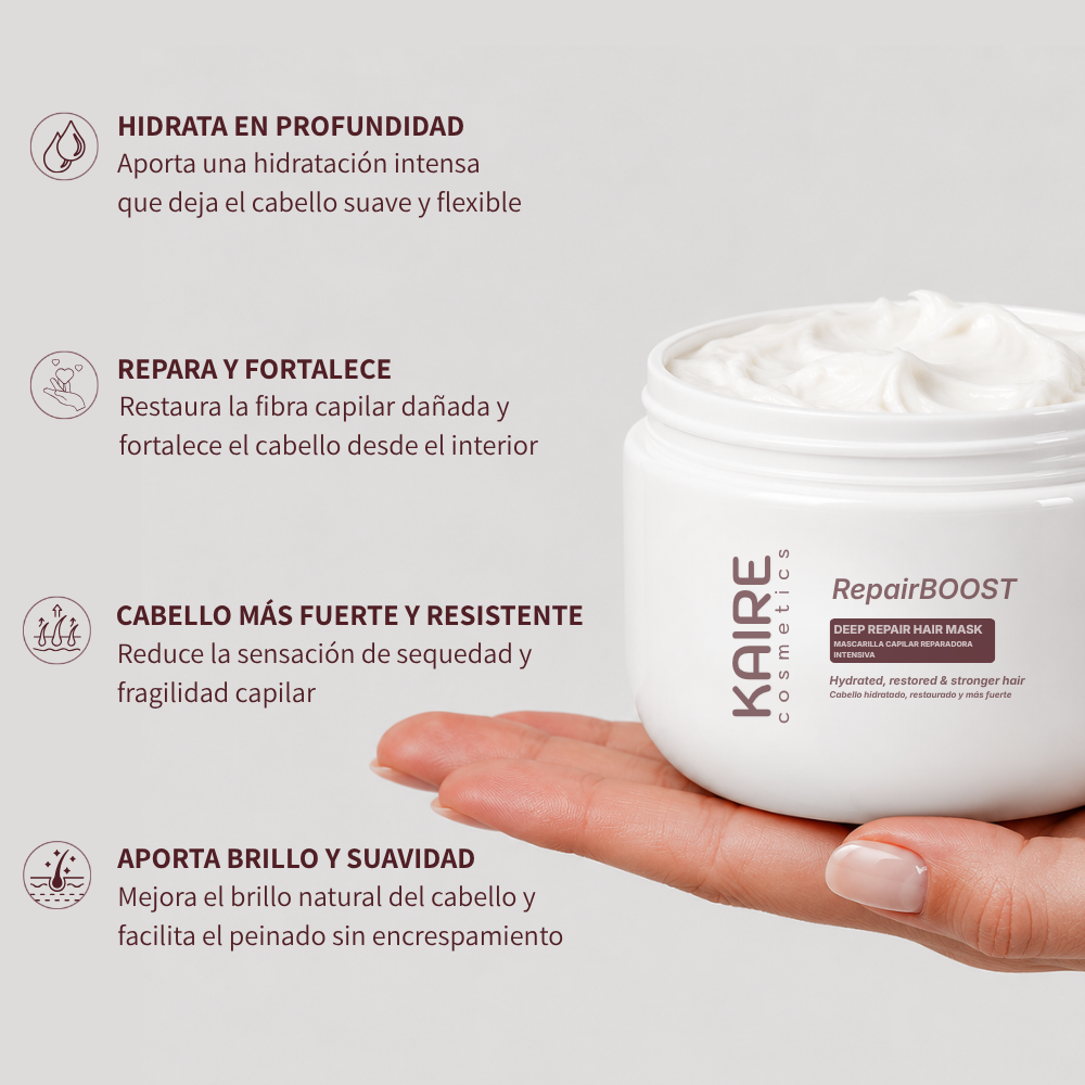 RepairBOOST | Mascarilla capilar reparadora intensiva