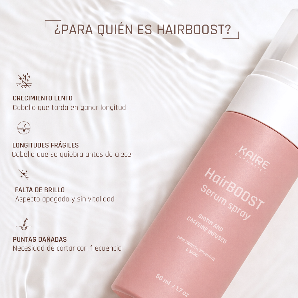 HairBOOST Serum spray | Crecimiento acelerado y brillo intenso