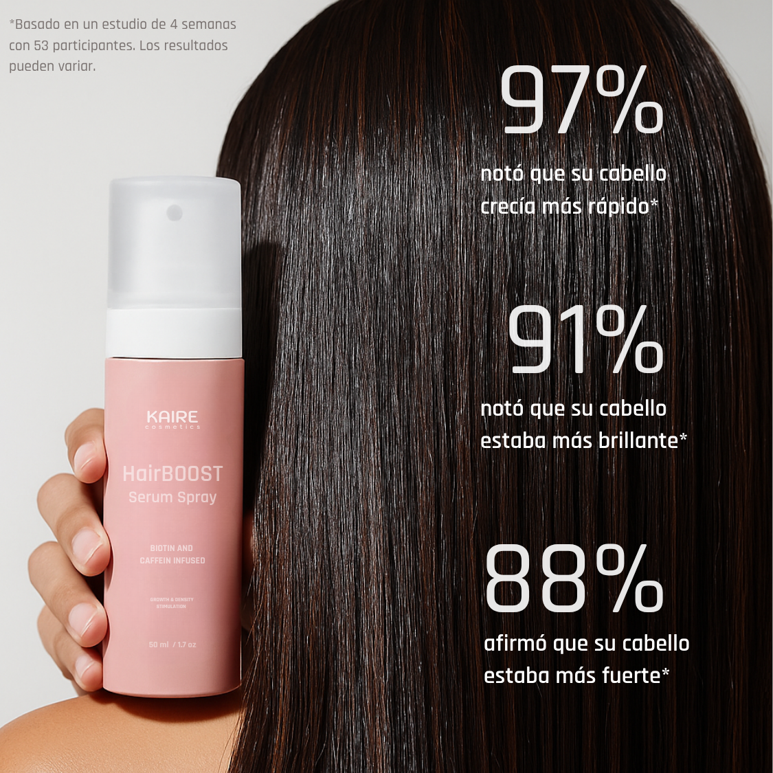 HairBOOST Serum Spray | Densidad y crecimiento visible en 4 semanas