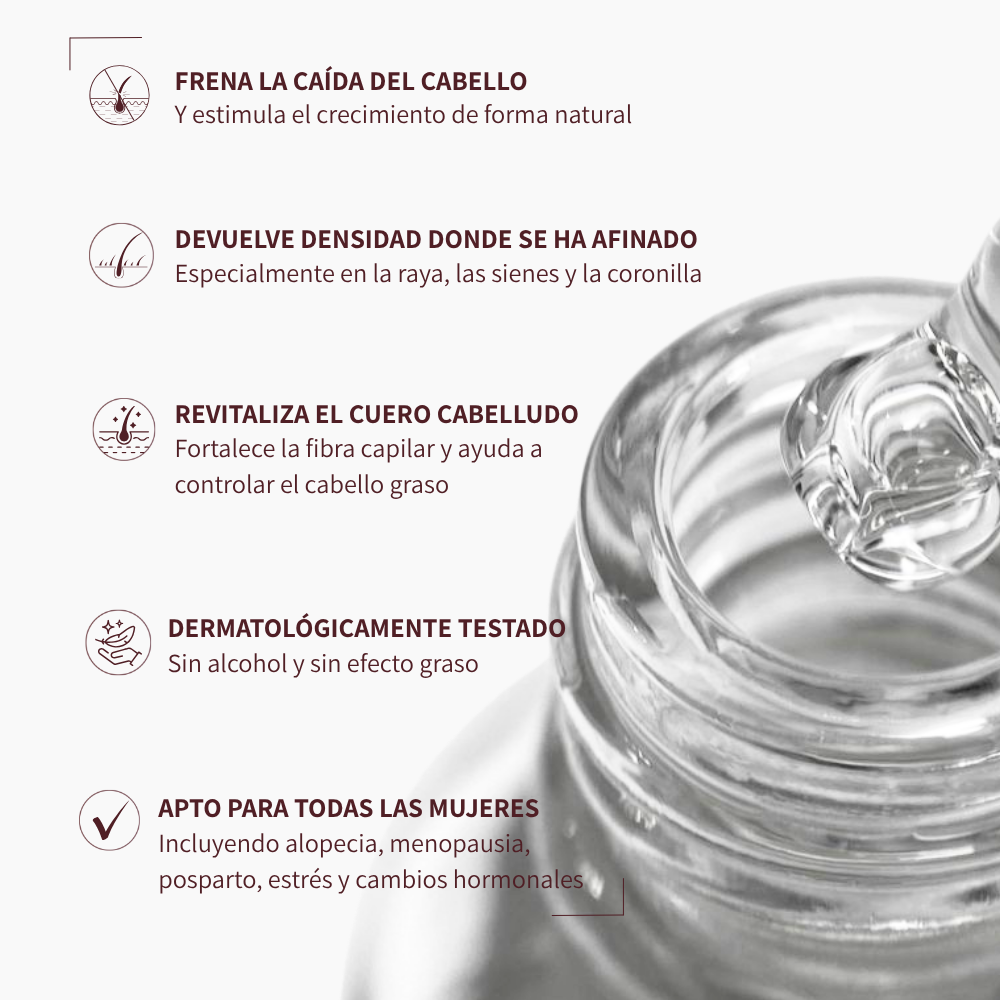 HairBOOST Sérum capilar | densidad + salud del cuero cabelludo