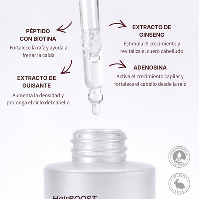 HairBOOST sérum capilar | ANTICAÍDA & FORTALECIMIENTO CAPILAR
