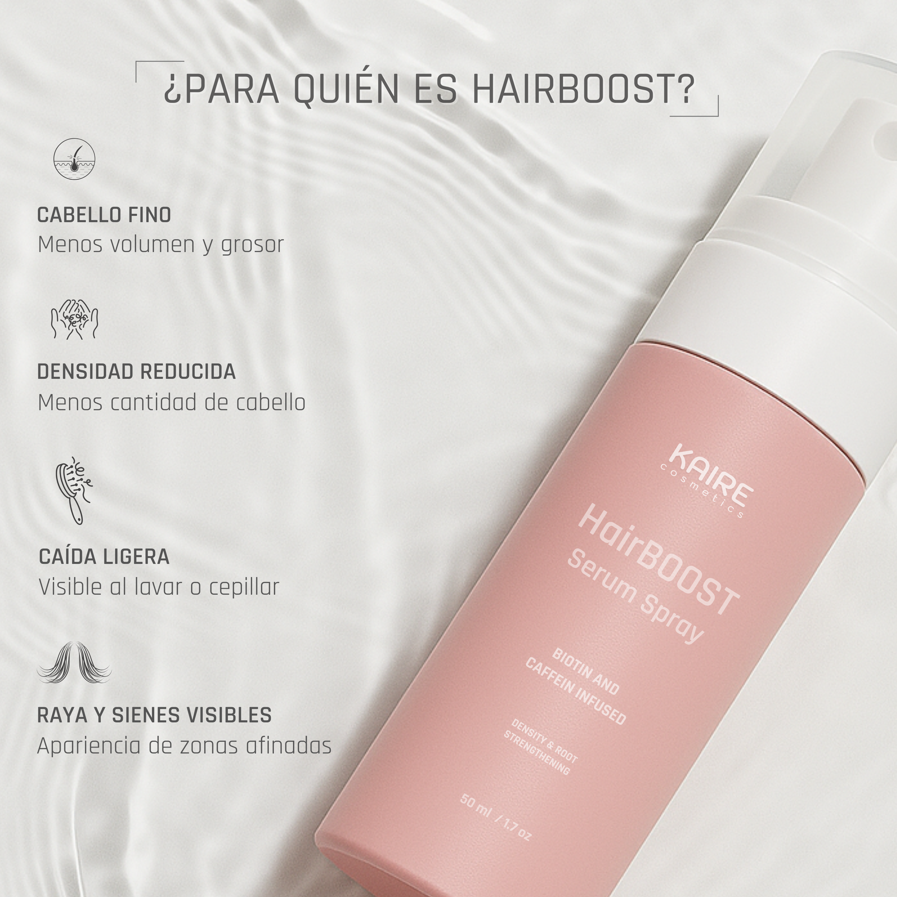 HairBOOST Serum Spray | Densidad y fortaleza capilar