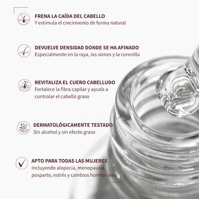 HairBOOST Sérum capilar | densidad + salud del cuero cabelludo