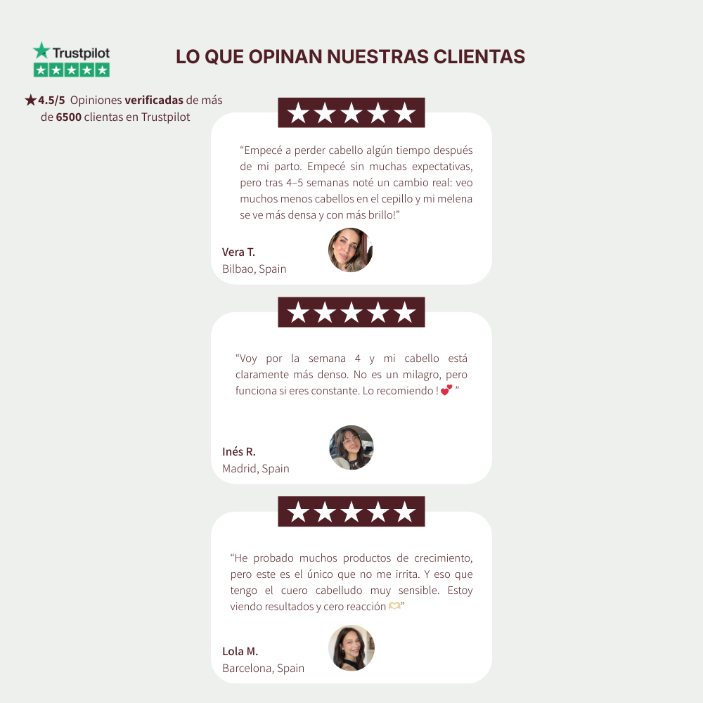 HairBOOST Sérum capilar | Tratamiento anticaída y crecimiento capilar