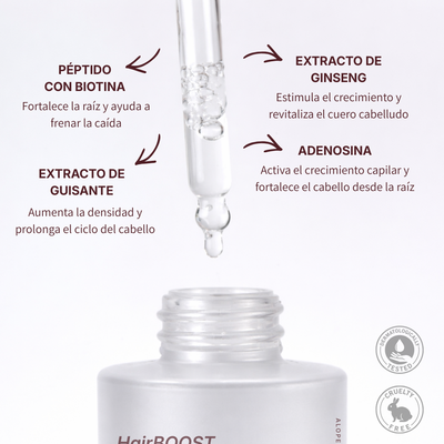 HairBOOST Sérum capilar | Tratamiento anticaída y crecimiento capilar