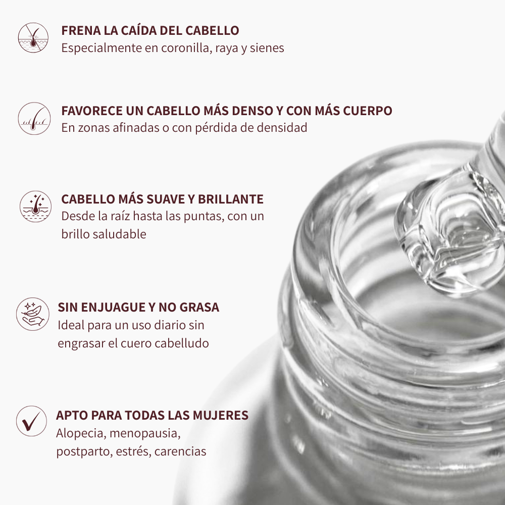 HairBOOST Sérum capilar | Tratamiento anticaída y crecimiento capilar