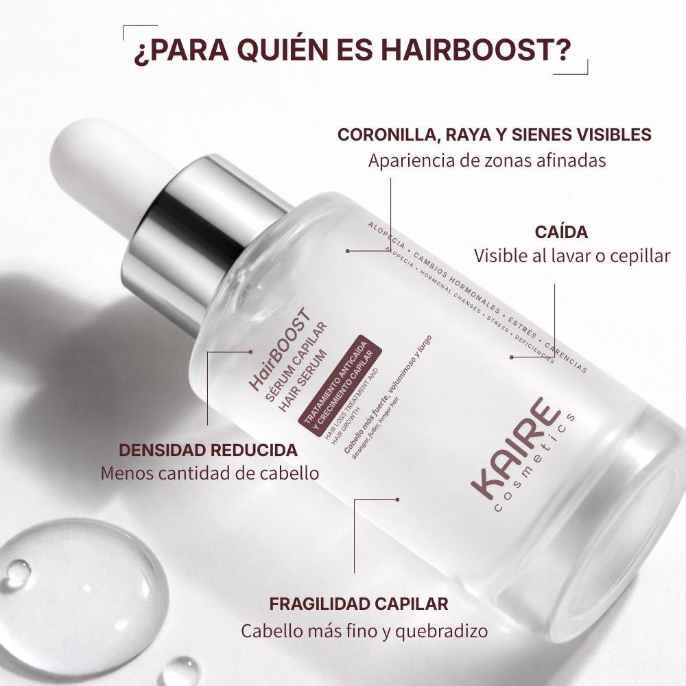 HairBOOST Sérum capilar | Tratamiento anticaída y crecimiento capilar